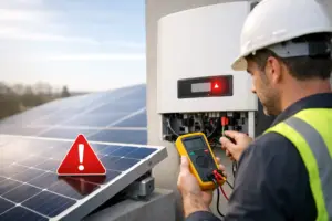 Foutmelding omvormer zonnepanelen oplossen