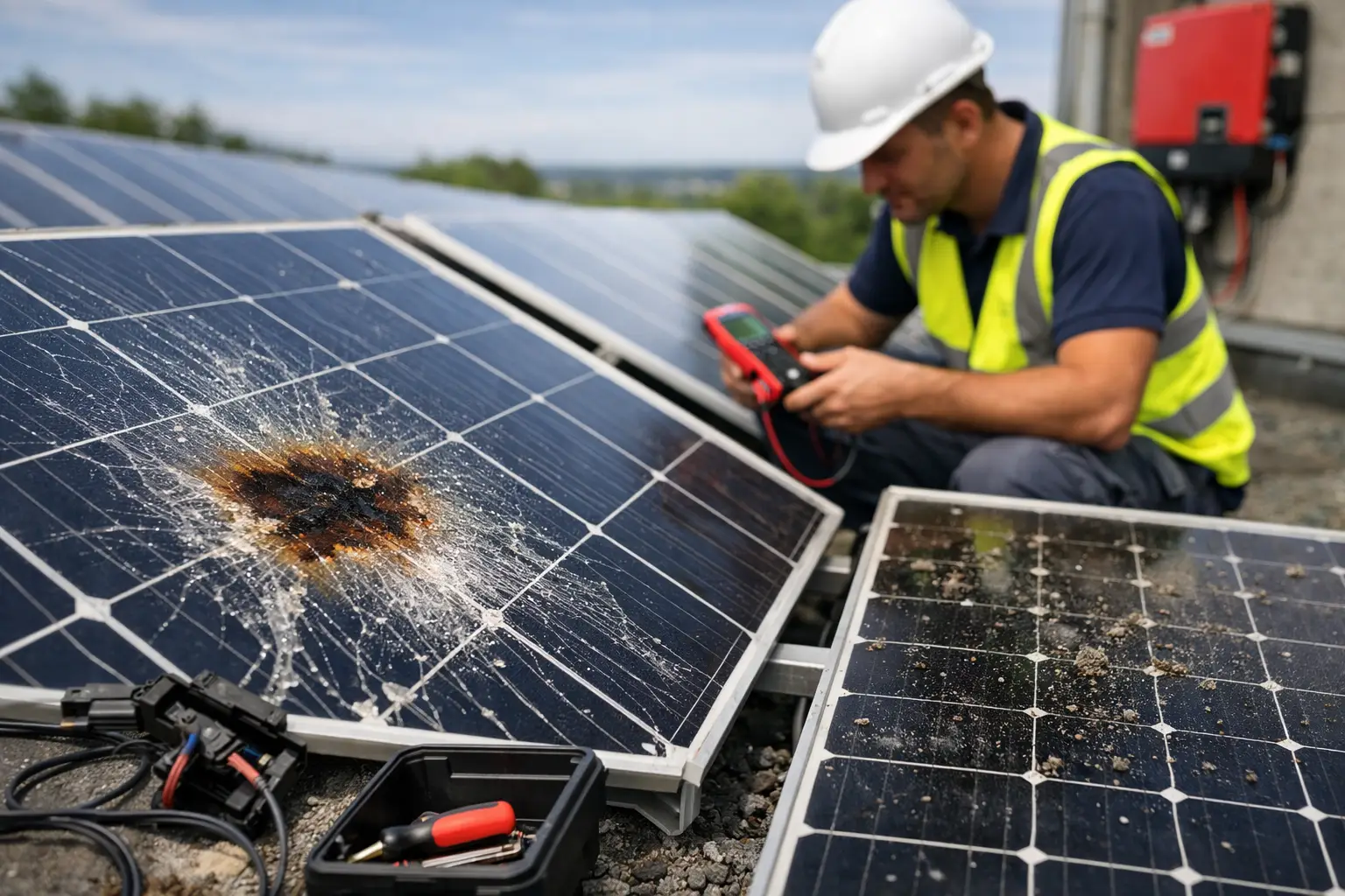 Meest voorkomende zonnepanelen defecten