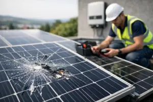 Zonnepanelen kapot: wat nu en wat eerst?