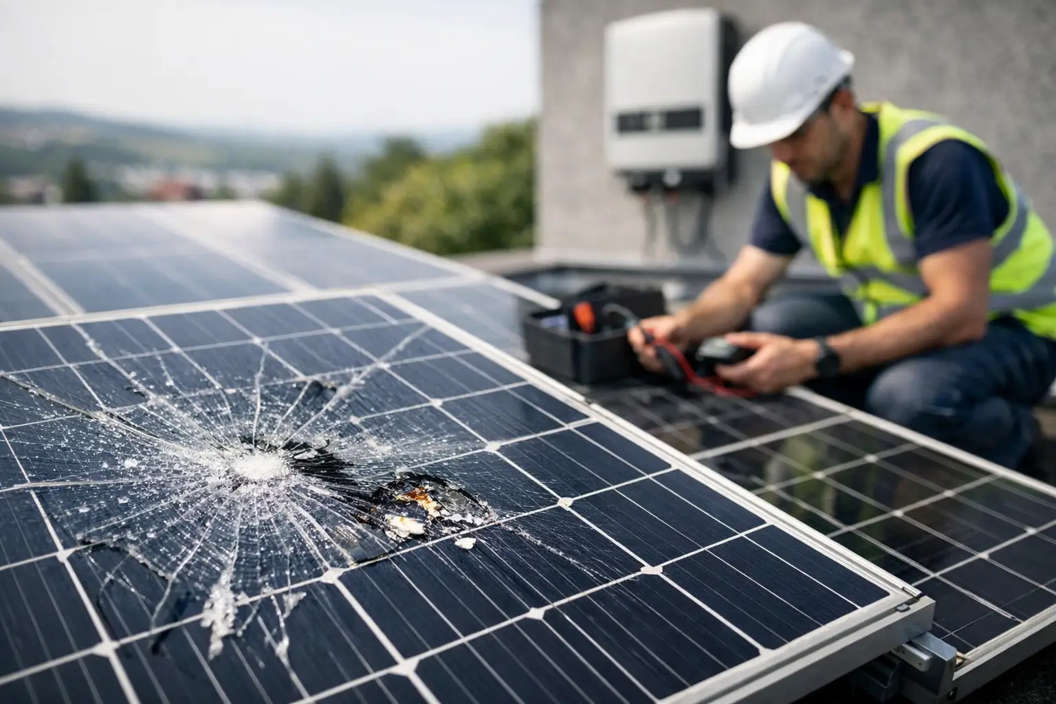 Zonnepanelen kapot: wat nu en wat eerst?