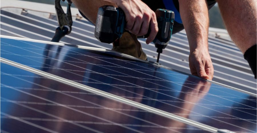 Herstellen zonnepanelen